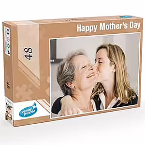 Large Piece Puzzle 48 pieces - 48 pieces photo puzzle, custom puzzle 48 pieces Let's puzzle you!