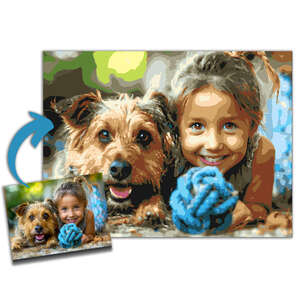 paint by numbers from your own photo 